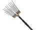 Lisam Swing 36V - Abbacchiatore Elettrico a batteria - Asta Telescopica - 220-300 cm - Batteria 36V 30Ah