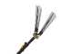 Lisam Swing 36V - Abbacchiatore Elettrico a batteria - Asta Telescopica - 220-300 cm - Batteria 36V 30Ah