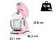 Smeg Full Color Rosa - Impastatrice Planetaria - Vasca in Inox da 4,8 litri
