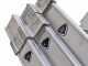 S.T.P. Tria 3TR A10084113345, 3x11 gradini, 8.25 m - Scala a sfilo in alluminio - Altezza stimata operativa 9.25 m