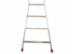 Facal Atlanta ATL-08/S, 8 gradini, 2.30 m - Scala da appoggio in alluminio - Altezza stimata operativa 3.19 m