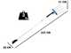 Campagnola Icarus V1 ECO Plug-in - PROM.0140 - Asta in alluminio - 225 - 340 cm - Abbacchiatore elettrico a batteria - 21.6V 5Ah