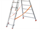 Facal Atlanta ATL350-3, 3x12 gradini, 7.90 m - Scala in alluminio - Altezza stimata operativa 8.53 m