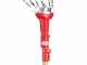 Sbaraglia Super23 Cordless - Abbacchiatore elettrico a batteria - Asta telescopica in alluminio 150-250cm - 3x (21V-5.2Ah)