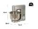 R.G.V. Pasta Prof PL10S - Impastatrice Planetaria - Vasca da 10 Litri