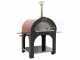 Forno a legna per pizza da esterno Cibus Red - 5 pizze