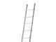 Marchetti A110, 10 gradini, 3 m - Scala in alluminio semplice singola - Altezza stimata operativa 4 m