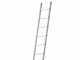 Marchetti A112, 12 gradini, 3.60 m - Scala in alluminio semplice singola - Altezza stimata operativa 4.60 m