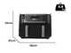 Ninja Dual Zone MAX PRO AF451EU - Friggitrice ad aria 9,5L