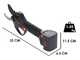 Bahco BCL240 - Forbice elettrica da potatura - 3 Batterie da 21.6V 2.5Ah