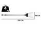 VESCO GALAXY XR21F.1 - Abbacchiatore con batteria a litio - Asta fissa 250 cm - 2x 21.6V 4.5Ah