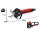 Blue Bird PS 22-40 + CS22-08 - Kit Forbice + Potatore a batteria - 43.2V 4Ah