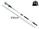 GreenBay TopCut 45 - Forbice elettrica da potatura su asta 150-210 cm - 2x 21.6V 4Ah