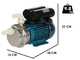 Tellarini ALM 25 MS - Pompa elettrica da travaso in acciaio inox - Raccordi in NYLON dritto+curvo - Monofase - 230V - Scegli i tuoi raccordi!