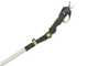 Ribimex PRBAT20/SEC - Forbice elettrica da potatura su asta 147-203 cm - 20V/2Ah
