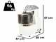 Fimar 38SB - Impastatrice a spirale - 38 Kg