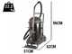 Comet CVP 278 X - Bidone aspiratutto - 78 litri - Polvere e Liquidi - INOX