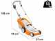 STIHL RMA 235 - Tagliaerba con batteria AK 20 - 36V 4Ah - Taglio 33 cm