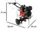 Diesse DS84 - Motozappa diesel 11 HP - Lombardini/Kohler KD15-440 Avviamento Elettrico