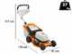 STIHL RMA 248 - Tagliaerba a batteria 36V - Taglio 46 cm - SENZA BATTERIA E CARICABATTERIA