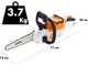 STIHL MSA 70 C-B Set - Elettrosega da taglio - 2 batterie AK 30 S - 36V 5Ah - Barra carving da 30 cm