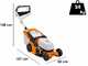 STIHL RMA 443 - Tagliaerba con batteria AK 30 S - 36V 5Ah - Taglio 41 cm