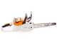 STIHL MSA 80 C-B Set - Elettrosega da taglio con batteria AK 30 S - 36V 5Ah - Barra carving da 35 cm