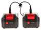 Kit Sbaraglia Tecno Cordless - 2x batterie 21V/5.2 Ah + 1x Caricabatterie