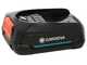 Gardena PowerMax Duo 46/36V P4A - Tagliaerba a batteria - 2x18V 2.5Ah - Taglio 46 cm