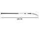 Castellari PO35P+ATO4 - Seghetto su asta ovale in alluminio - 230-390 cm - Lama da 35 cm