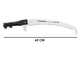 Castellari PO35PRO+ATO4 - Seghetto con denti "U" su asta ovale in alluminio - 230-390 cm - Lama da 35 cm