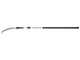 Castellari PO35PRO+ATO3 - Seghetto con denti "U" su asta ovale in alluminio - 180-300 cm - Lama da 35 cm