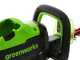 Greenworks GD60HT66K2 - Tagliasiepi elettrico a batteria 60V/2Ah - Lama da 66 cm