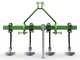 Seven Italy Simply a 4 -  Estirpatore a molla quadre con riccio - 160 cm