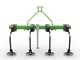 Seven Italy Simply a 4 -  Estirpatore a molla quadre con riccio - 160 cm
