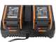 Worx Nitro WG745E - Tagliaerba a batteria - 2x20V/4Ah - Taglio 41cm