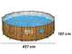Bestway Steel Pro Max Splashview 561JM - &Oslash;427x107 cm - Piscina Rotonda