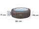 Bestway Lay-Z-Spa Dominica HydroJet 6001S - &Oslash;196x71 cm - Piscina idromassaggio spa