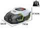 EGO RM 4000E - Robot rasaerba - con batteria al litio da 24V - 10Ah