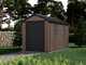 Keter Newton plus 7511/1175 - Casetta da giardino - Con porta doppia anta e finestre - 230x350x246 cm