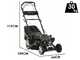 Blackstone Essentials ESP 460-180 - Rasaerba a scoppio trazionato - 4 in 1 -  Motore a scoppio da 180cc