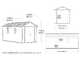 Keter Newton plus 7517/1775 - Casetta da giardino - Con porta doppia anta e finestre - 230x539x246 cm