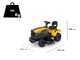 OUTLET - UTILIZZATO PER PROVA - Stiga Tornado 7108e - Trattorino tagliaerba a batteria - Motore elettrico a batteria 48V/64Ah - scarico laterale