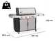 Weber Genesis SP-435W - Barbecue a gas con fornello laterale
