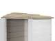 Garofalo Tuscany Evo 100 Reverso - Casetta porta attrezzi - Con porta reversibile - 82.5x122x195 cm