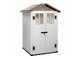Garofalo Tuscany Evo 120 - Casetta da giardino - Con finestre e porta a doppia anta - 122.5x122.5x214 cm