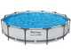 Bestway Steel Pro Max 56416 - &Oslash;366x76 cm - Piscina Rotonda per 5-6 Persone