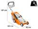 STIHL RMA 239 C - Tagliaerba con batteria AK 20 - 36V 4Ah - Taglio 37 cm
