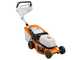 STIHL RMA 248 T - Tagliaerba trazionato con batteria AK 20 - 36V 4Ah - Taglio 46 cm