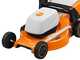 STIHL RMA 253 T - Tagliaerba trazionato con batteria AK 20 - 36V 4Ah - Taglio 51 cm